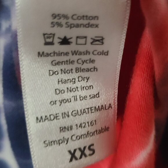 Lularoe Unicorn Maria Maxi Dress Americana Tie Dye - Picture 4 of 4